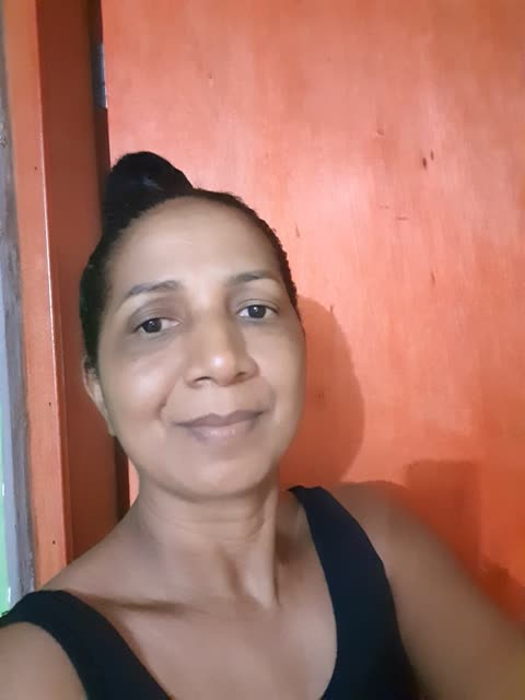 Foto da Mita no início do desafio